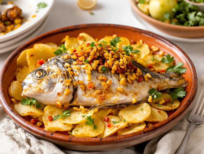 Besugo al Horno Estilo Vasco