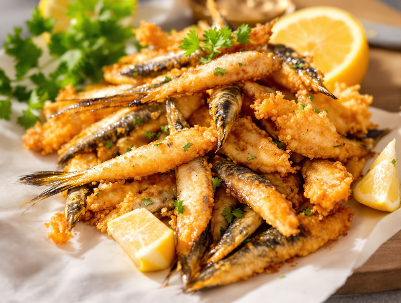 Boquerones Fritos Estilo Andaluz