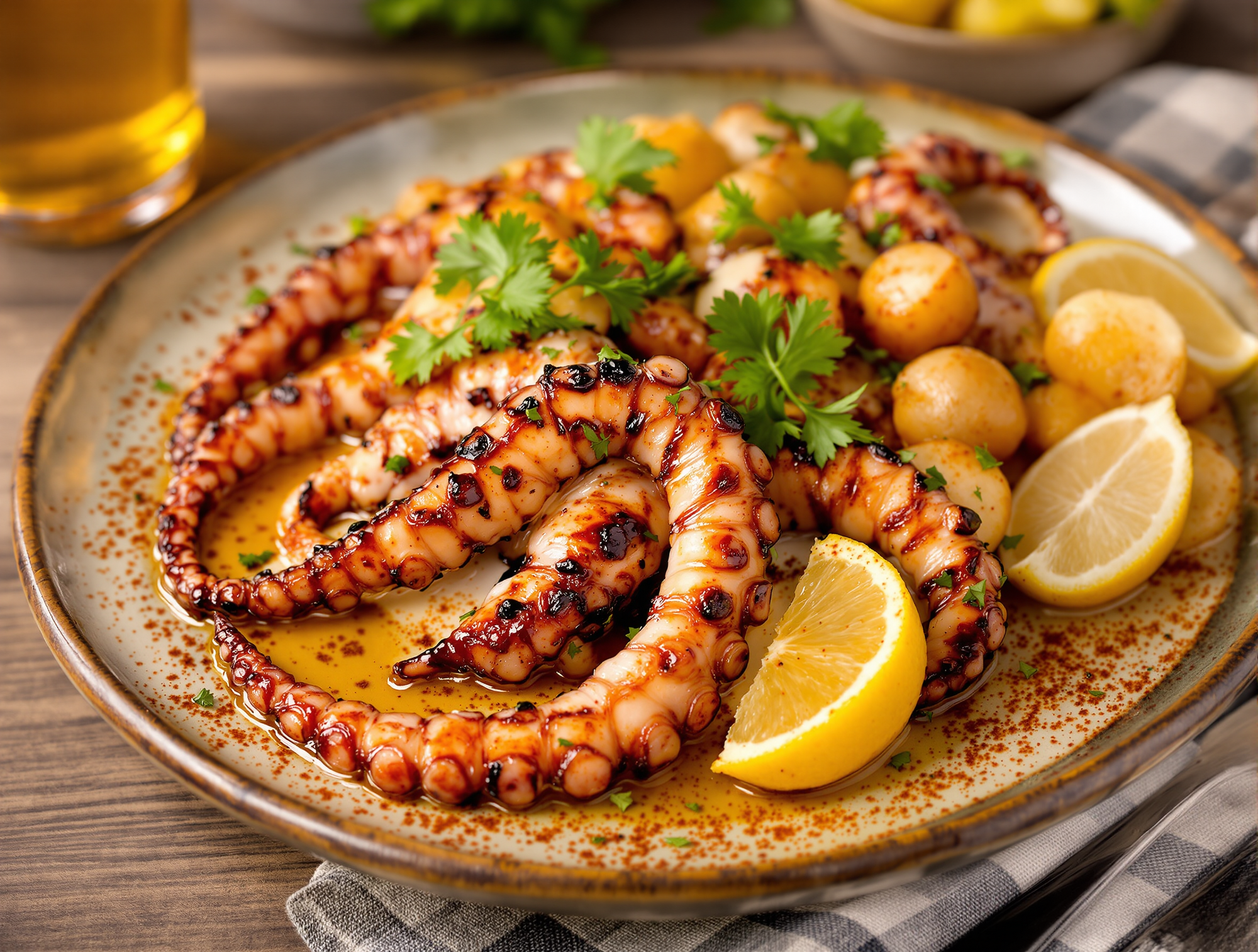 Pulpo a la parrilla