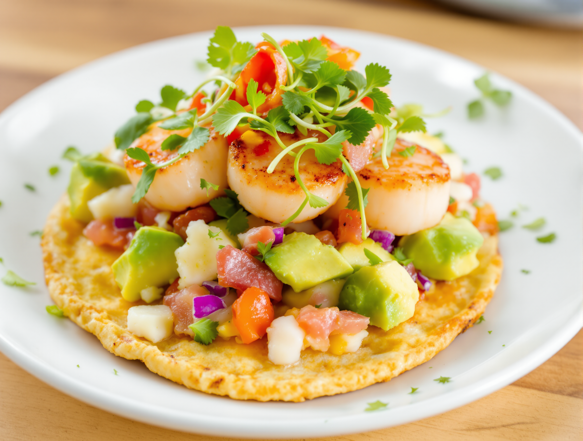 Tostada de callo de hacha